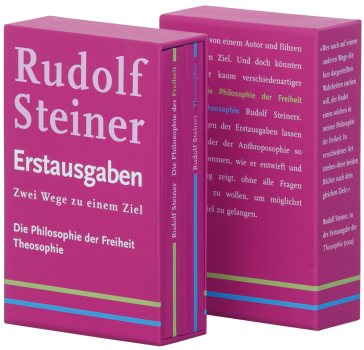 Rudolf Steiner  :       Zwei Wege zu einem Ziel.    Die Philosophie der Freiheit (1894); Theosophie (1904)