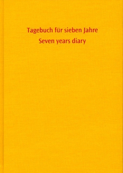 Tagebuch für 7 Jahre, gelb