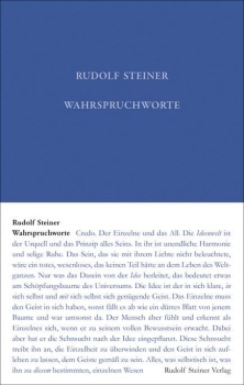 Rudolf Steiner : Wahrspruchworte GA 040