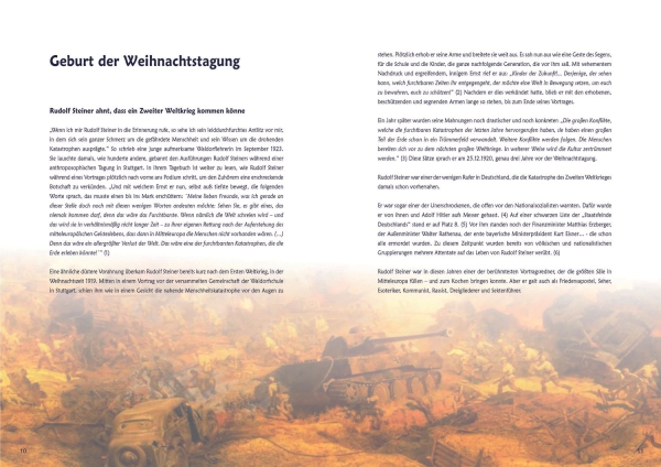 Michael Birnthaler:  Rudolf Steiner und die Weihnachtstagung  Dokumentarische Erzählung