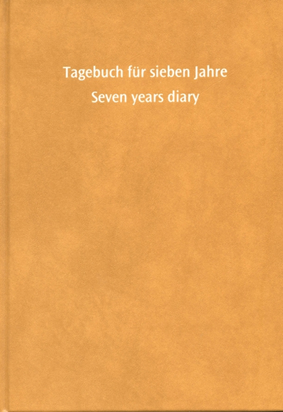 Tagebuch für 7 Jahre, hellbraun