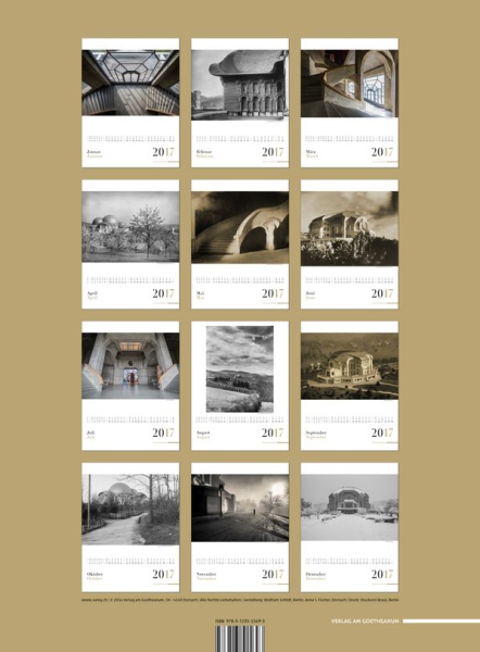 Kalender 2017:  Das Erste und das Zweite Goetheanum